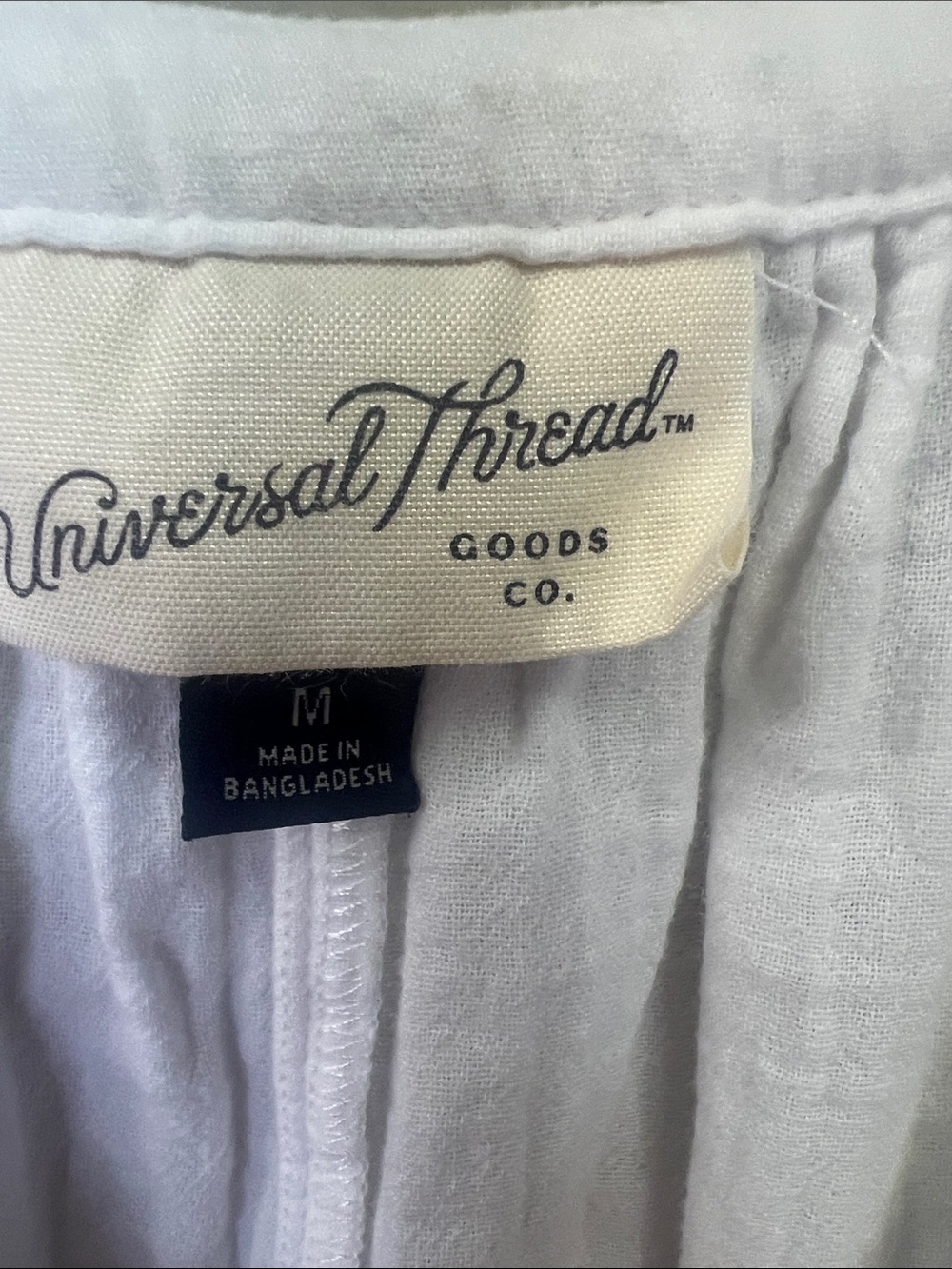 Universal thread good co White Linen Split-V Tunic - Picture 2 of 3